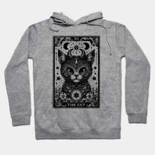 Devilish Cat Tarot Card Hoodie